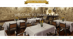 Desktop Screenshot of piwnicapodkominkiem.pl